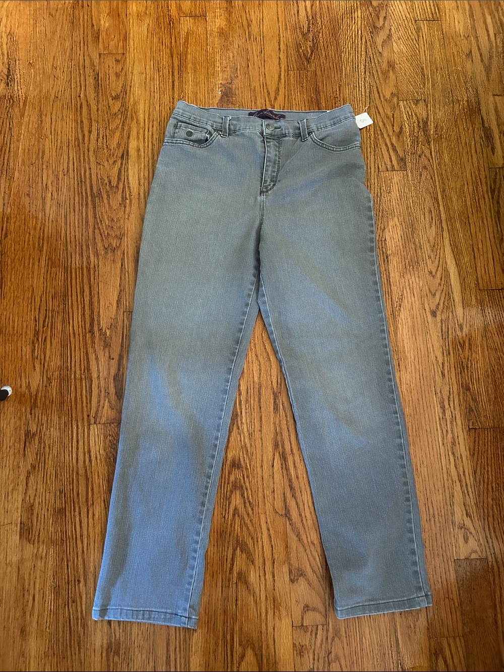 Classic High-Rise Straight Leg Jeans - Light Blue